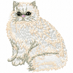 Cats Embroidery Design 11